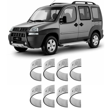 Bronzina Casquilho Biela 0.75 Doblo Idea Punto Stilo 2002 a 2012 Metal Leve SBB271