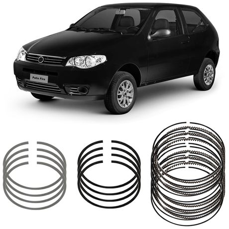Jogo Anel Segmento 0.40 Palio Punto Siena Doblo 1.4 8V 2006 a 2021 TAKAO ASFI14A
