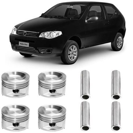 Kit Pistão STD Fiat Palio Siena 1.0 8V 2009 a 2017 PFI10F TAKAO