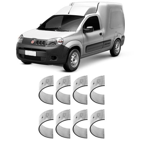 Bronzina Casquilho Mancal 0.25 500 Doblo Fiorino 2001 a 2021 TAKAO BCFI10