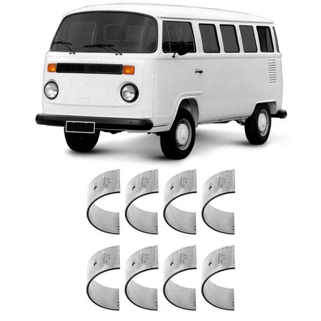 Bronzina Casquilho Mancal STD Kombi Parati Passat 1.6 1.8 2.0 8V 81 a 2012 BCVW10 TAKAO