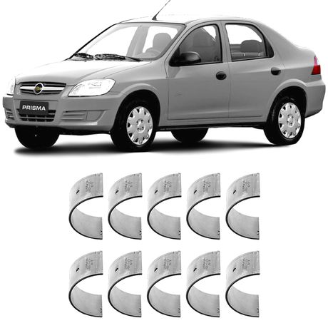 Bronzina Casquilho Mancal 0.25 Prisma Spin Meriva 2002 a 2021 Metal Leve SBC452