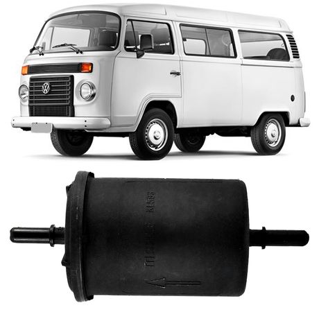 Filtro Combustível Volkswagen Kombi Polo UP 98 a 2018 Metal Leve KL583