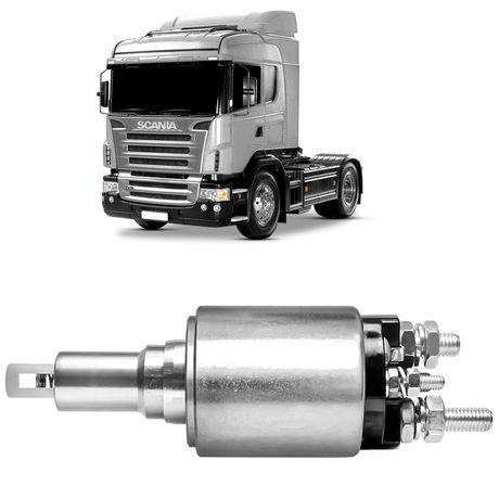Relé Solenoide Partida 24V Scania Serie R 2004 a 2014 ZM3639