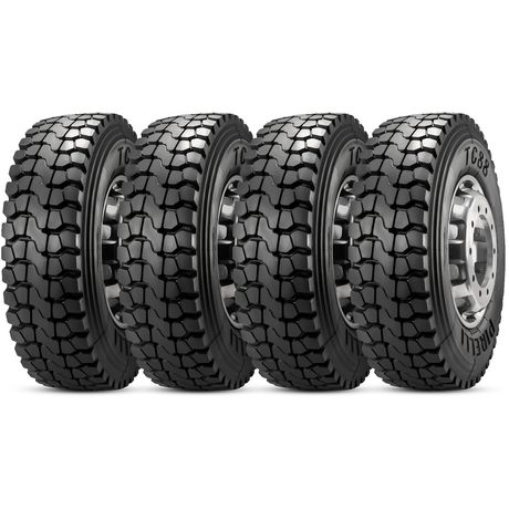 Kit 4 Pneu Pirelli Aro 22 11.00r22 150/146K TT M+S TG88