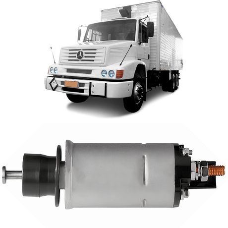 Relé Solenoide Partida 24V Mercedes Benz 1218 89 a 2004 Bosch 1987BE2017