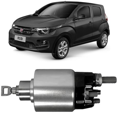 Relé Solenoide Partida 12V Mobi Palio Punto Strada Uno 2000 a 2021 Bosch 2339345002
