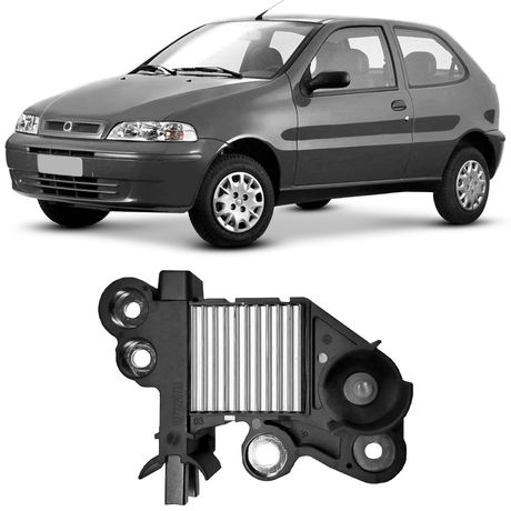 Regulador Voltagem Alternador Palio Siena Strada Uno 2000 a 2014 Bosch 0272220733