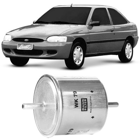 Filtro Combustível Ford Escort F-1000 Mondeo 91 a 2000 MANN-FILTER WK79