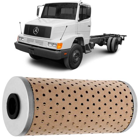 Filtro Óleo Mercedes Benz 1414 1418 1420 OM366 89 a 2005 MANN-FILTER H947/1