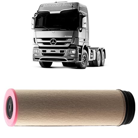 Filtro Ar Mercedes Benz Actros 2646 OM 541 2010 a 2021 MANN-FILTER CF1650