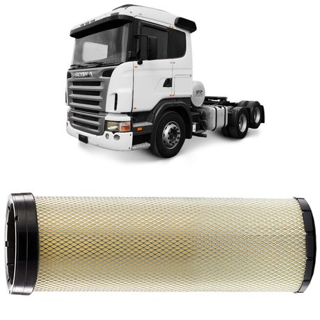 Filtro Ar Interno Scania Série 4 DC11 DSC 97 a 2008 MANN-FILTER CF1720