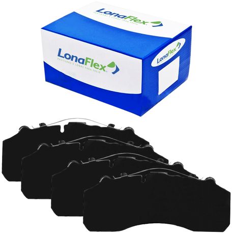 Kit Pastilha Freio Mercedes Benz Axor 2005 a 2013 Dianteira Traseira Knorr Lonaflex P116