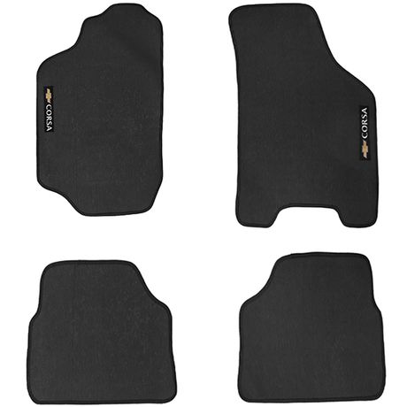 Jogo Tapete PVC Chevrolet Corsa 2005 a 2012 Flash Acessórios 4 Peças