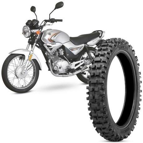 Pneu Moto Yamaha YBR Technic Aro 18 90/90-18 51M Traseiro TT TMX Trilha -  Hipervarejo