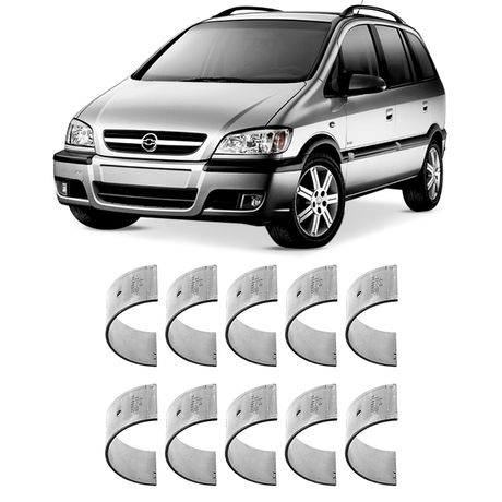 Bronzina Casquilho Mancal 0.25 Chevrolet Ipanema Kadett Zafira 89 a 2009 Metal Leve SBC272