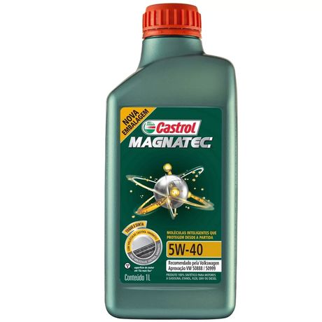Óleo Sintético Magnatec 5W40 Volkswagen ACEA A3/B4 Castrol 1 Litro