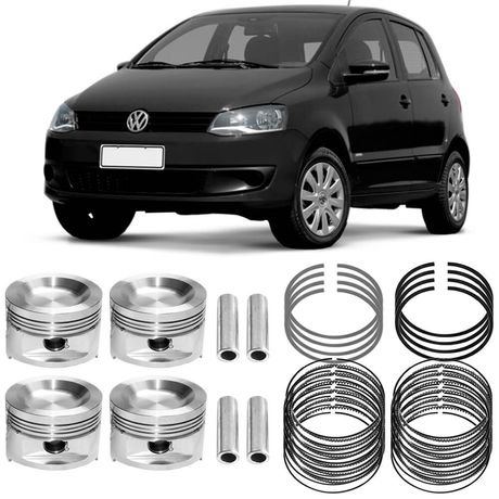 Kit Pistão Anel 0.50 Fox Golf Spacefox 1.6 8V 2008 a 2021 Takao PVW16W