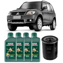 4-oleo-semissintetico-10w40-castrol-e-filtro-oleo-mann-pajero-2-0-16v-flex-2010-a-2012-hipervarejo-2