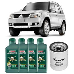 4-oleo-semissintetico-10w40-castrol-e-filtro-oleo-tecfil-pajero-2-0-16v-flex-2008-a-2015-hipervarejo-2