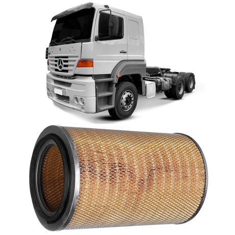 Filtro Ar Interno Mercedes Benz L LS 2635 LS 1632 1938 OM447 OM449 94 a 2006 Tecfil AP9835 - Hipervarejo