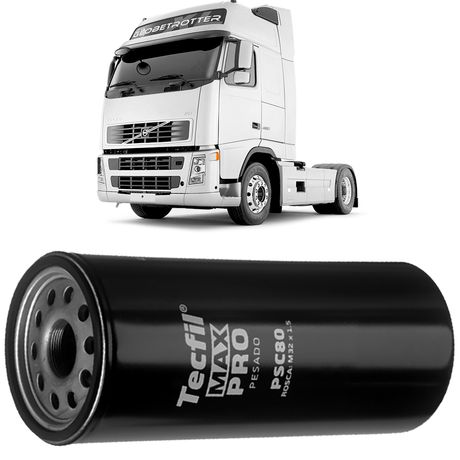Filtro Combustível Volvo FH FM NH D12D 2003 a 2006 Tecfil PSC80