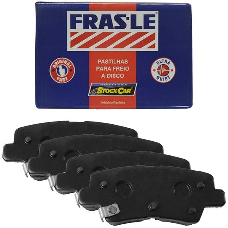 Kit Pastilha Freio Azera Elantra I30 Soul 2010 a 2020 Traseira Akebono Fras-Le PD1368