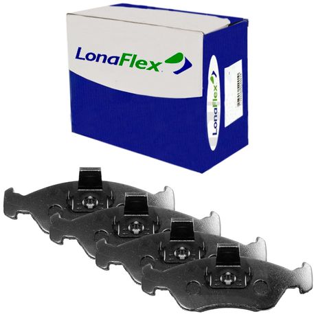 Kit Pastilha Freio Gol Santana Saveiro 84 a 2014 Dianteiro Teves Lonaflex P23