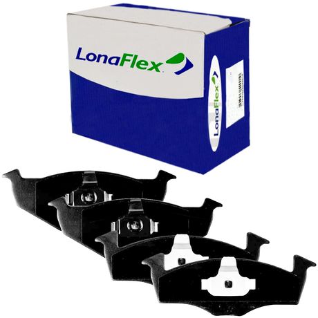Kit Pastilha Freio Fox Gol Voyage 2003 a 2018 Dianteira Teves Lonaflex P368