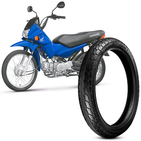 Pneu Moto Pop 100 Levorin by Michelin Aro 14 80/100-14 49L TT Traseiro Dakar 2