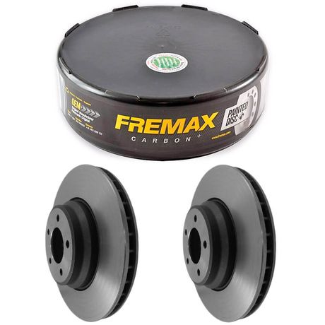 Par Disco Freio Mercedes Benz C200 2015 a 2020 Dianteiro Ventilado Fremax BD6484