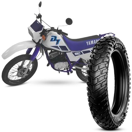 Pneu Moto DT 180 DT 200 Levorin by Michelin Aro 18 110/80-18 58T M/C Traseiro Duna II