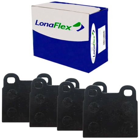 Kit Pastilha Freio Volkswagen Kombi 82 a 2014 Dianteira Teves Lonaflex P13