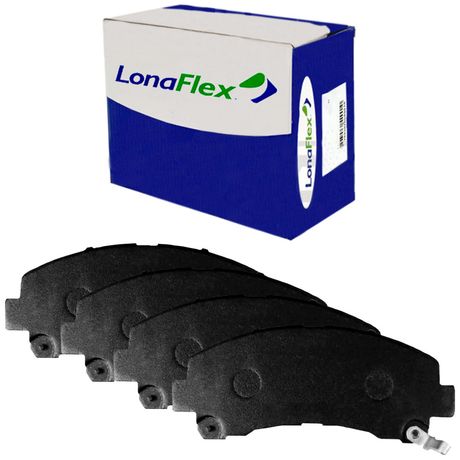 Kit Pastilha Freio Trailblazer S10 2012 a 2016 Dianteira Teves Lonaflex P1433