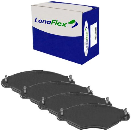 Kit Pastilha Freio Hoggar 206 207 2001 a 2014 Dianteira Bosch Lonaflex P435