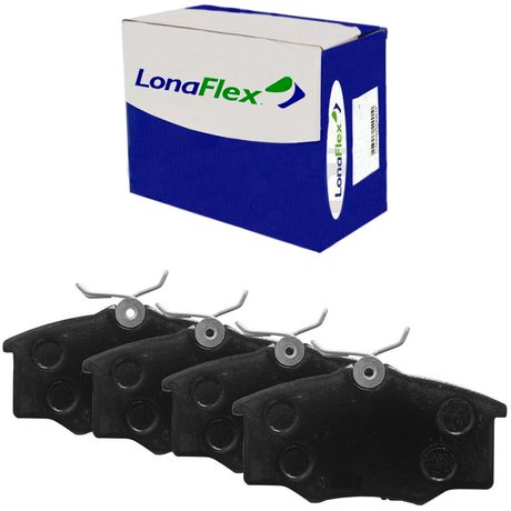 Kit Pastilha Freio Bora Golf Passat 93 a 2009 Traseira Girling P-362NA Lonaflex