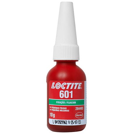 Adesivo Loctite 601 Fixação Cilíndrica Anaeróbica de Alta Resistência Verde 10g