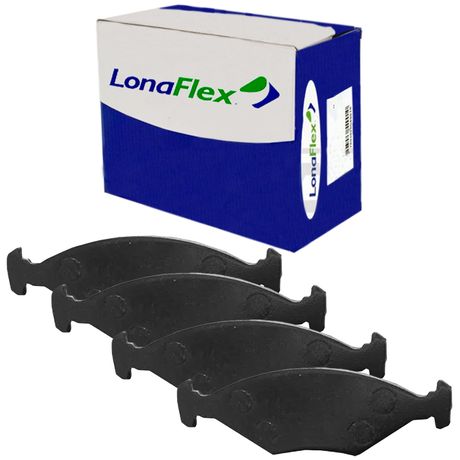 Kit Pastilha Freio Gol G3 G4 Parati Saveiro 95 a 2009 Dianteira Teves Lonaflex P51