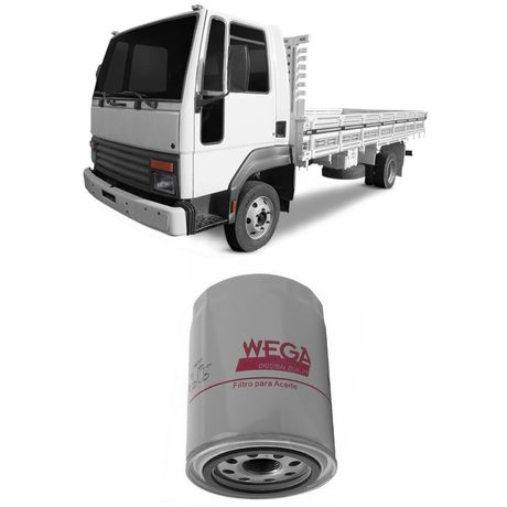 Filtro Óleo Ford F350 F4000 Cargo 815S Cummins 4BT 96 a 2019 Wega WO670