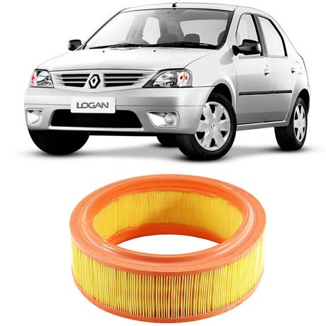 Filtro Ar Renault Logan Sandero Symbol 2007 a 2017 Wega WR245