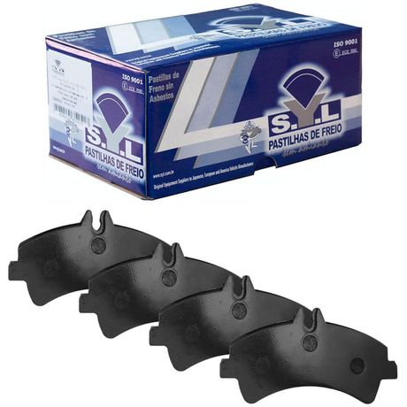 Kit Pastilha Freio Mercedes Benz Sprinter 311 415 2012 a 2018 Traseira Bosch SYL 3304