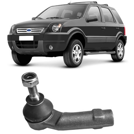 Terminal Direção Ecosport Fiesta Ka 2002 a 2014 Dianteiro Motorista Perfect TDI1081