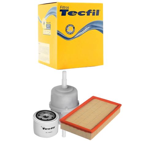 Kit Troca de Filtros Gol G1 1.0 1.6 Gasolina 90 a 96 Tecfil