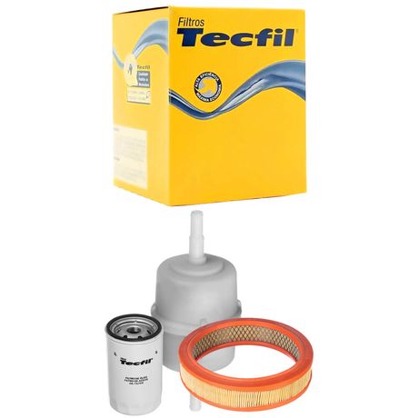 Kit Troca de Filtros Voyage 1.6 1.8 8V Gasolina 81 a 95 Tecfil