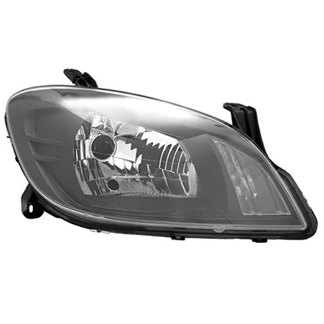 Farol Celta Prisma 2006 a 2012 Máscara Negra Com Pisca Orgus FG565