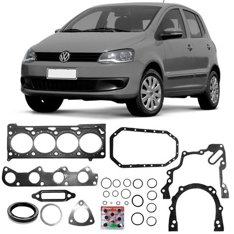Jogo Junta Motor Gol G4 Voyage Kombi 1.4 1.6 2003 a 2019 Completo Sabó 80184FLEXR