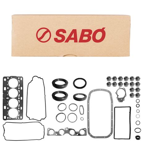 Jogo Junta Motor Clio Sandero March Twingo 1.0 16V 2001 a 2020 Completo Sabó 80370FLEX - Jogo Junta Motor Clio Sandero March Twingo 1.0 16V 2001 a 2020 Sabó 80370FLEX