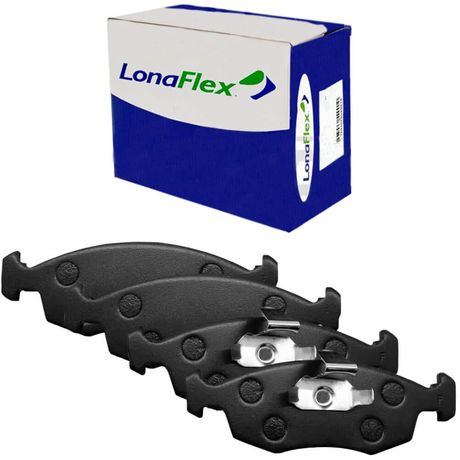 Kit Pastilha Freio Fiat Palio Siena Strada 98 a 2010 Dianteira Teves Lonaflex P68