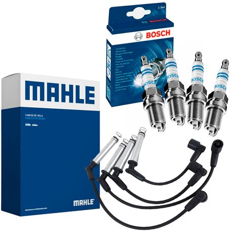 Kit Cabo Mahle + Vela Bosch Volkswagen Polo 1.6 8v 2008 a 2014