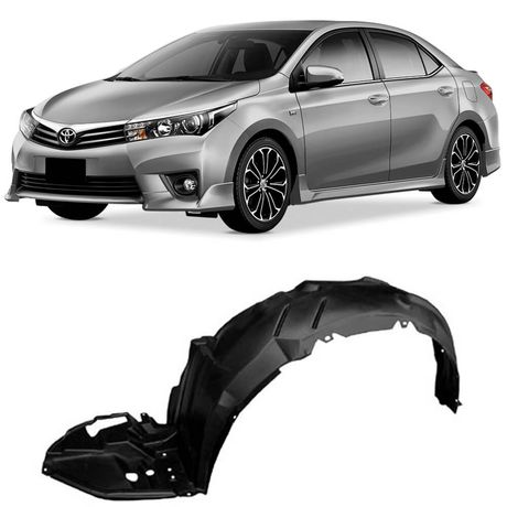 Protetor Interno Paralama Toyota Corolla 1.8 2.0 16V 2015 a 2017 Dianteiro Motorista Riverplast 1573